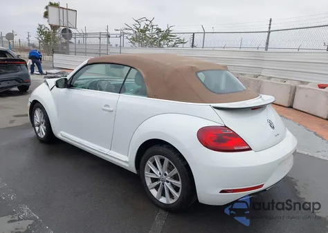 2017 Volkswagen Beetle #Pinkbeetle/1.8T Classic/1.8T S/1.8T Se/1.8T Sel from USA, damaged, VIN 3VW517AT2HM824057